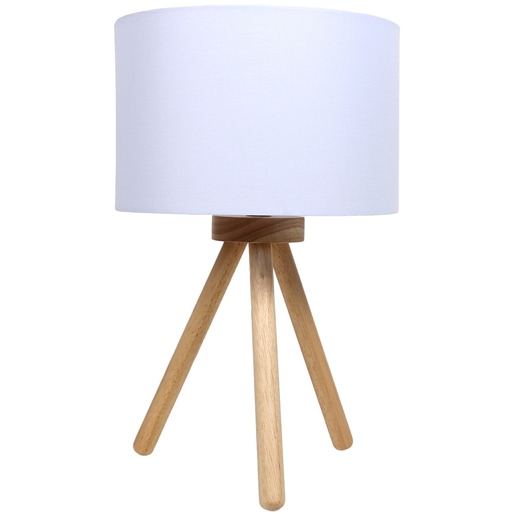 Arden White Tripod Table Lamp Image 1