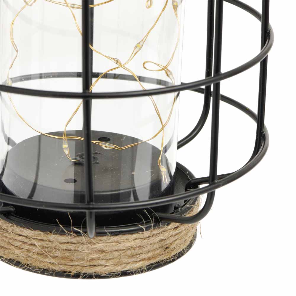Wilko Brass Wire Battery Lantern Wilko