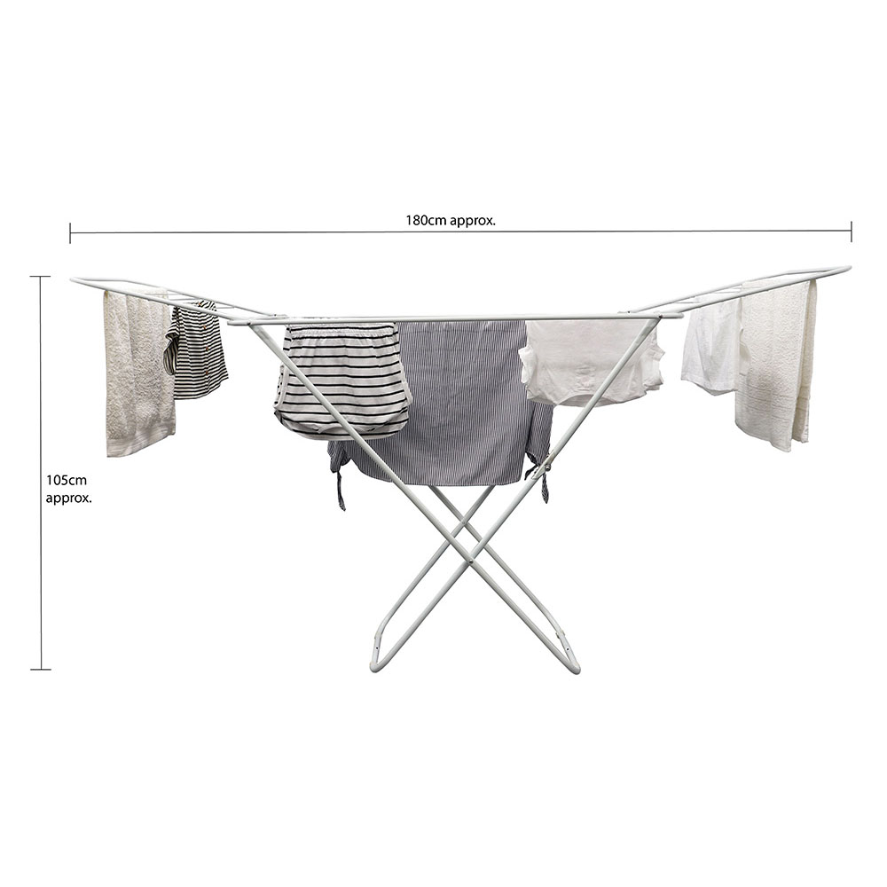 JVL Winged Clothes Airer 18m Image 8