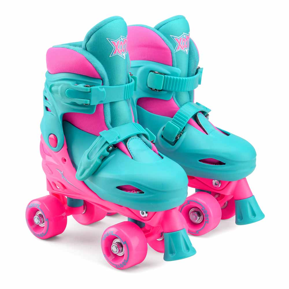 Xootz Medium Pink Quad Skates Image 1