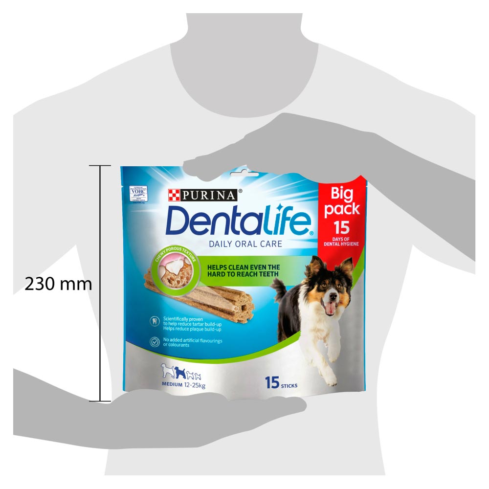 Dentalife 15 pack Medium Dog Chew 345g Image 2