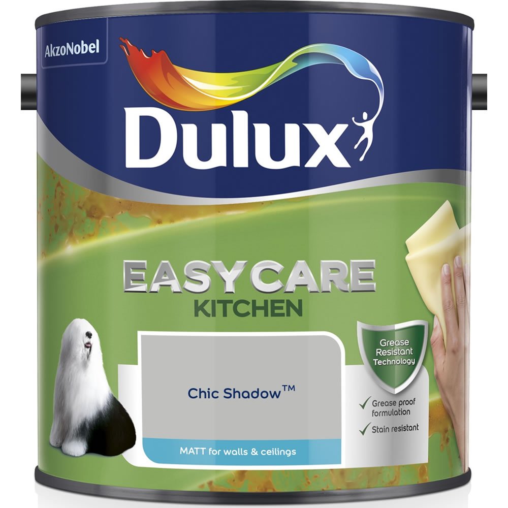 Dulux Easycare Kitchen Chic Shadow Matt Emulsion Paint 2.5L Image 2