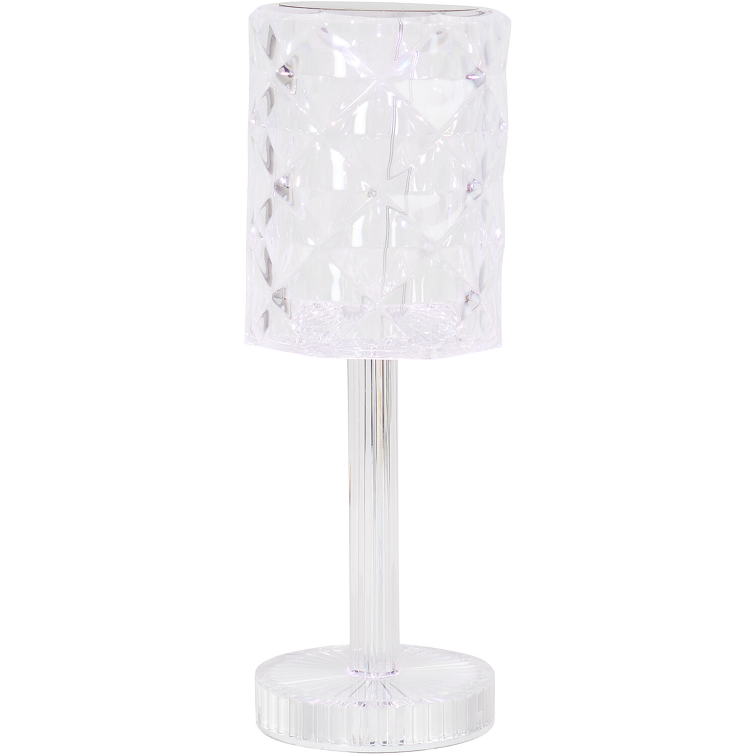 Crystal Effect Rechargeable Touch Lamp Image 2