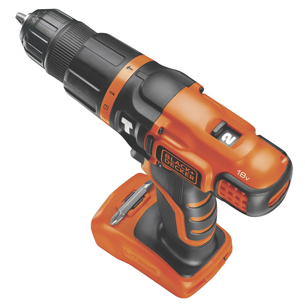 Black & Decker Cordless Hammer Drill Lithium lon 18V Wilko