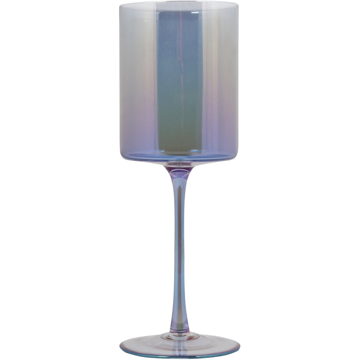 Iryssa Lustre Wine Glass - Blue Image