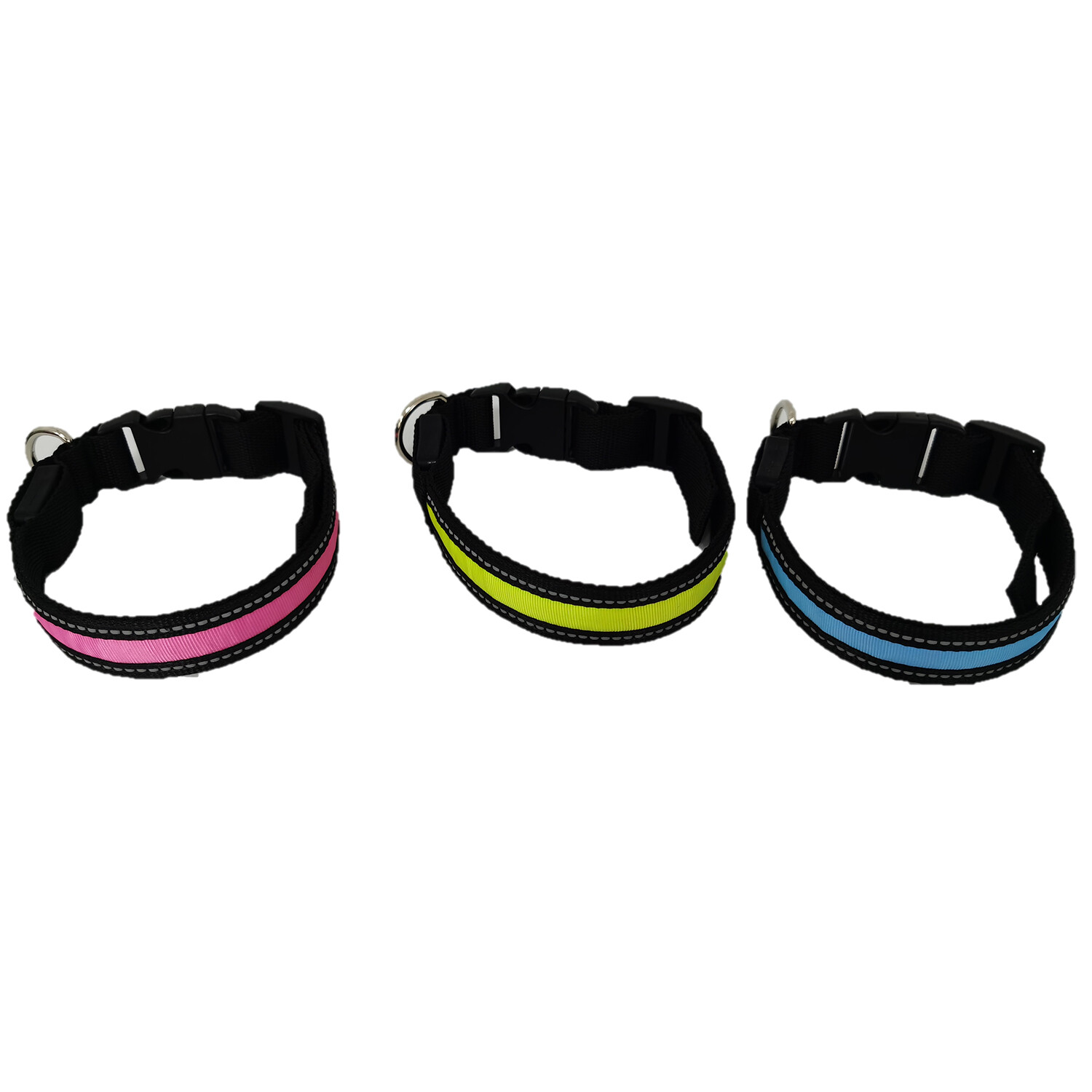 Clever Paws Reflective Rechargeable LED Pet Collar Image