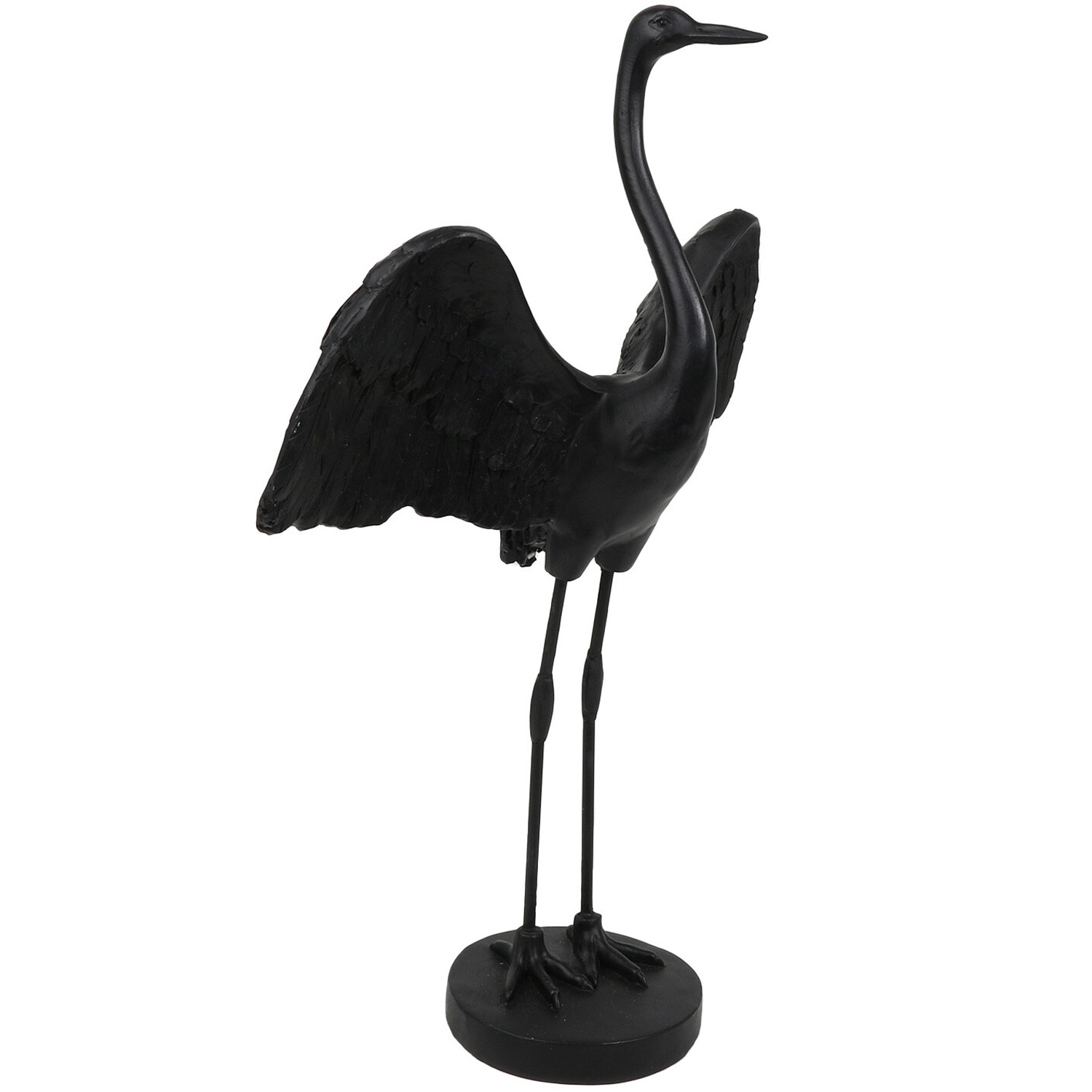 Crane Ornament - Black Image 1