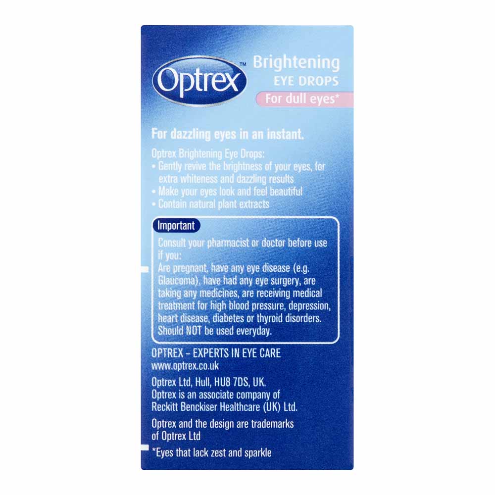Optrex Brightening Eye Drops 10ml Wilko