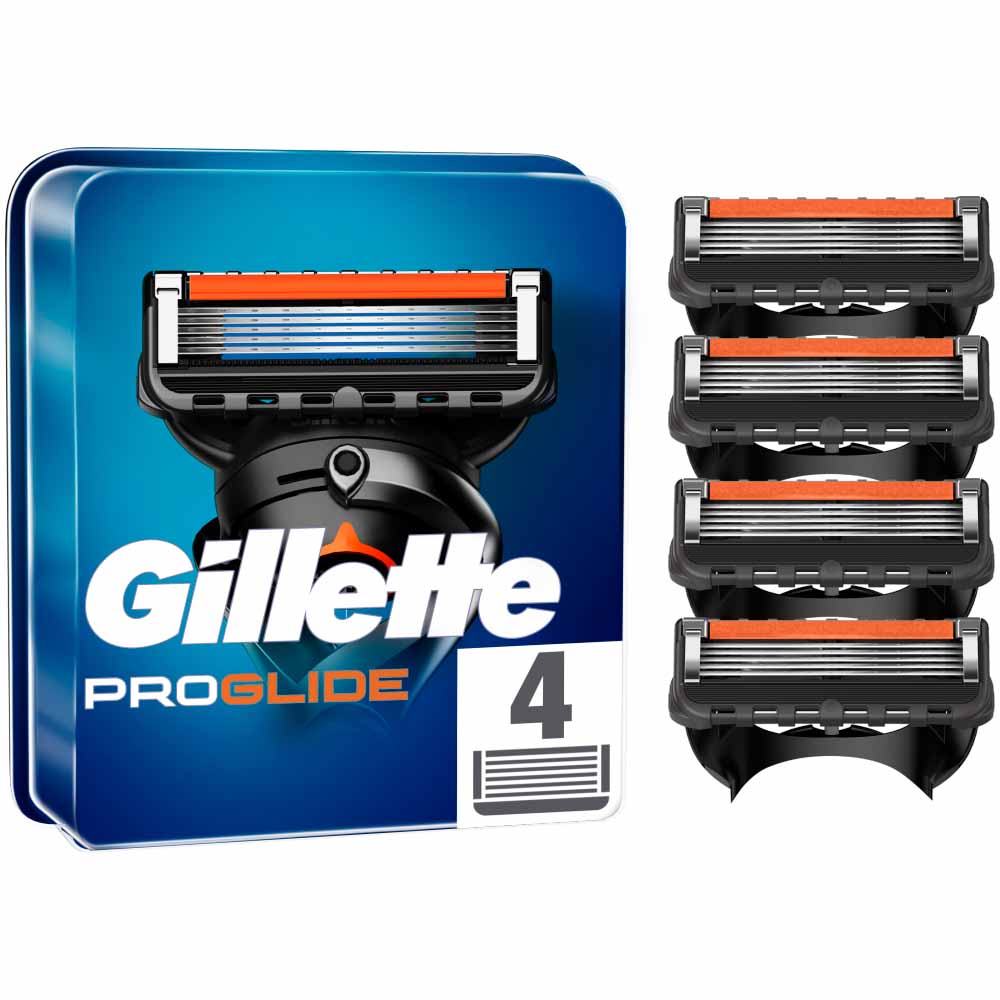 Gillette Fusion 5 Proglide Men S Razor Blades 4 Pack Wilko