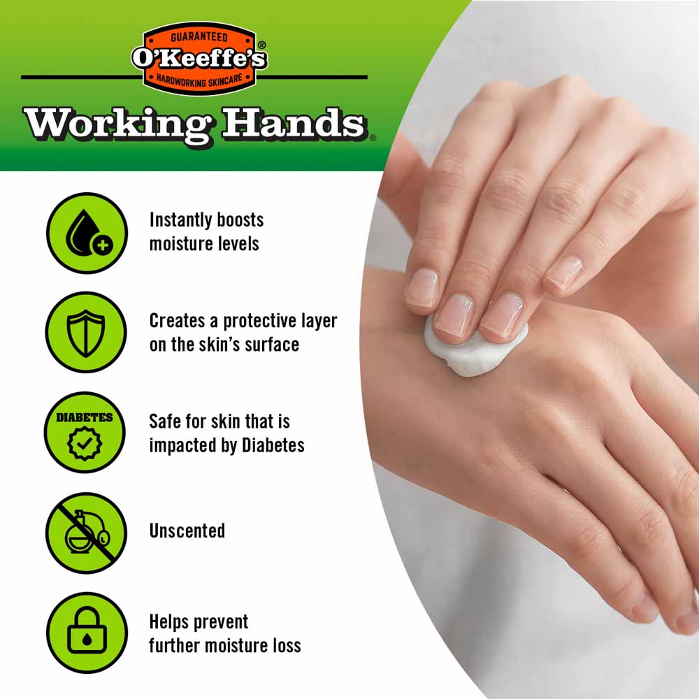 O'Keeffes 96g Working Hands Hand Cream Image 3