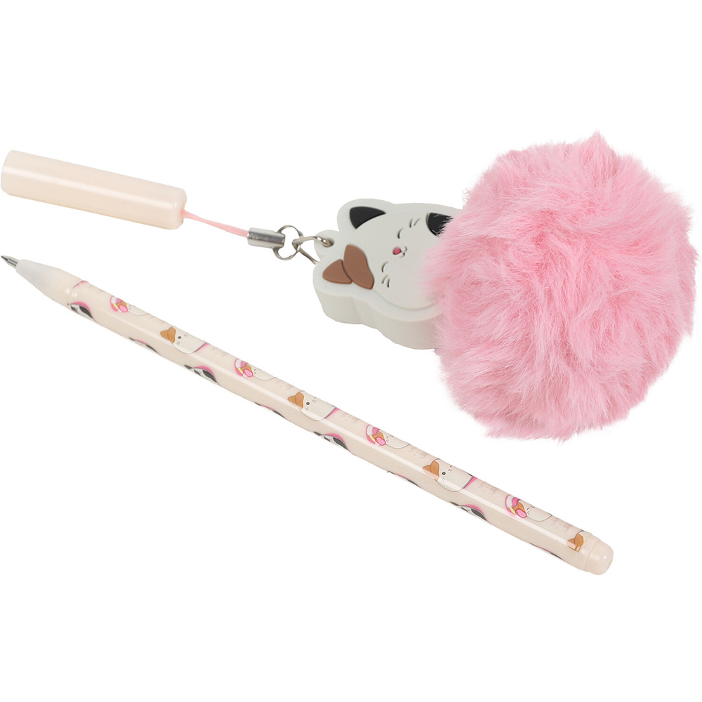 Single Squishmallows Pom Pom Pen in Assorted styles Image 3
