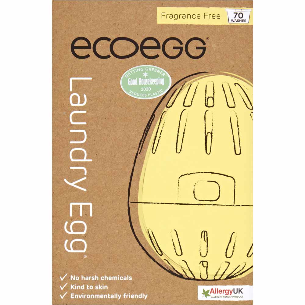 ecoegg Laundry Egg Fragrance Free 70 Washes Image 1