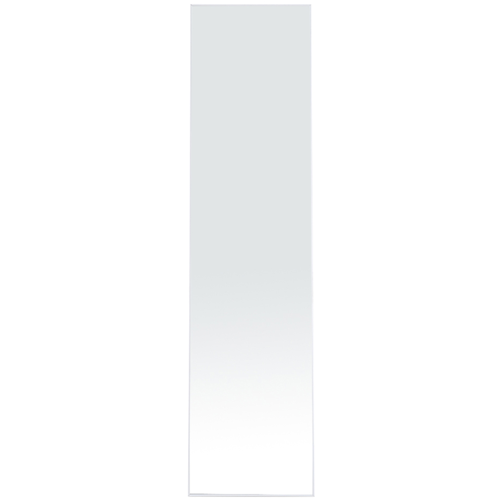 Living and Home White Freestanding Full Length Mirror 37 x 147cm Image 1