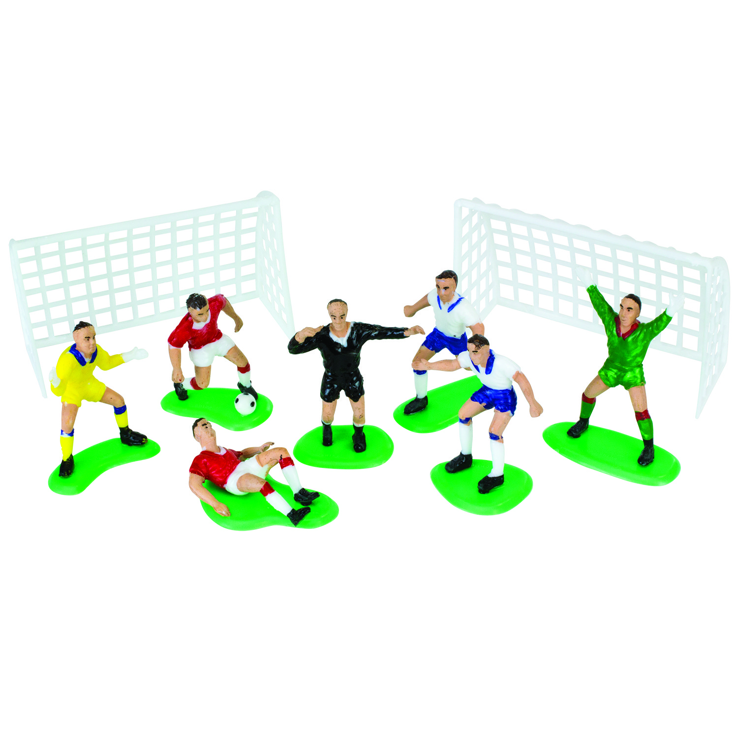 Pack of 9 Football Cake Toppers Image 1