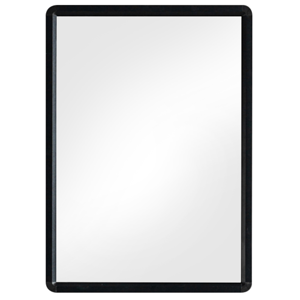 Living and Home Square Wall Mounted Make-up Mirror 70 x 50cm Image 1