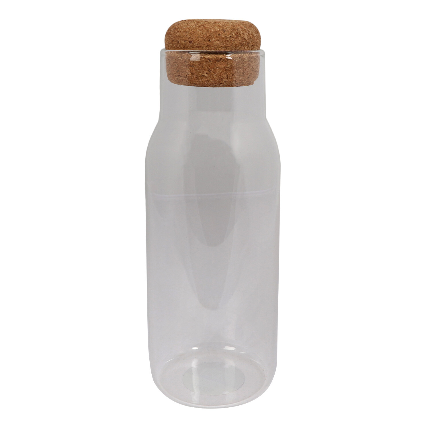 Storage Jar with Cork Lid - Clear / 1.1l Image 1