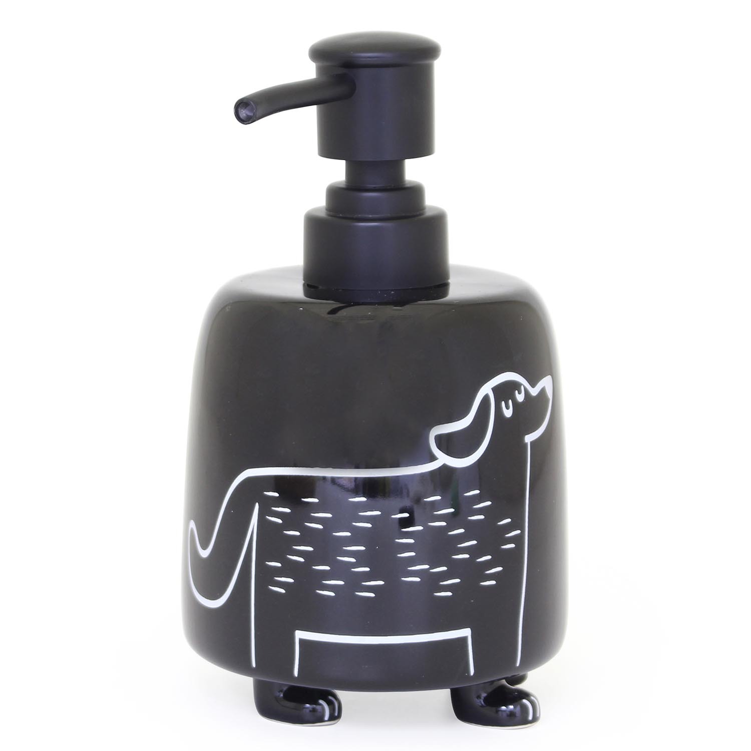 Dog Soap Dispenser - Black Image