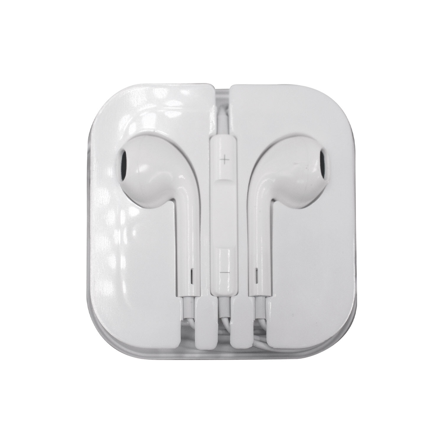 White In-Ear Earphones Image 2