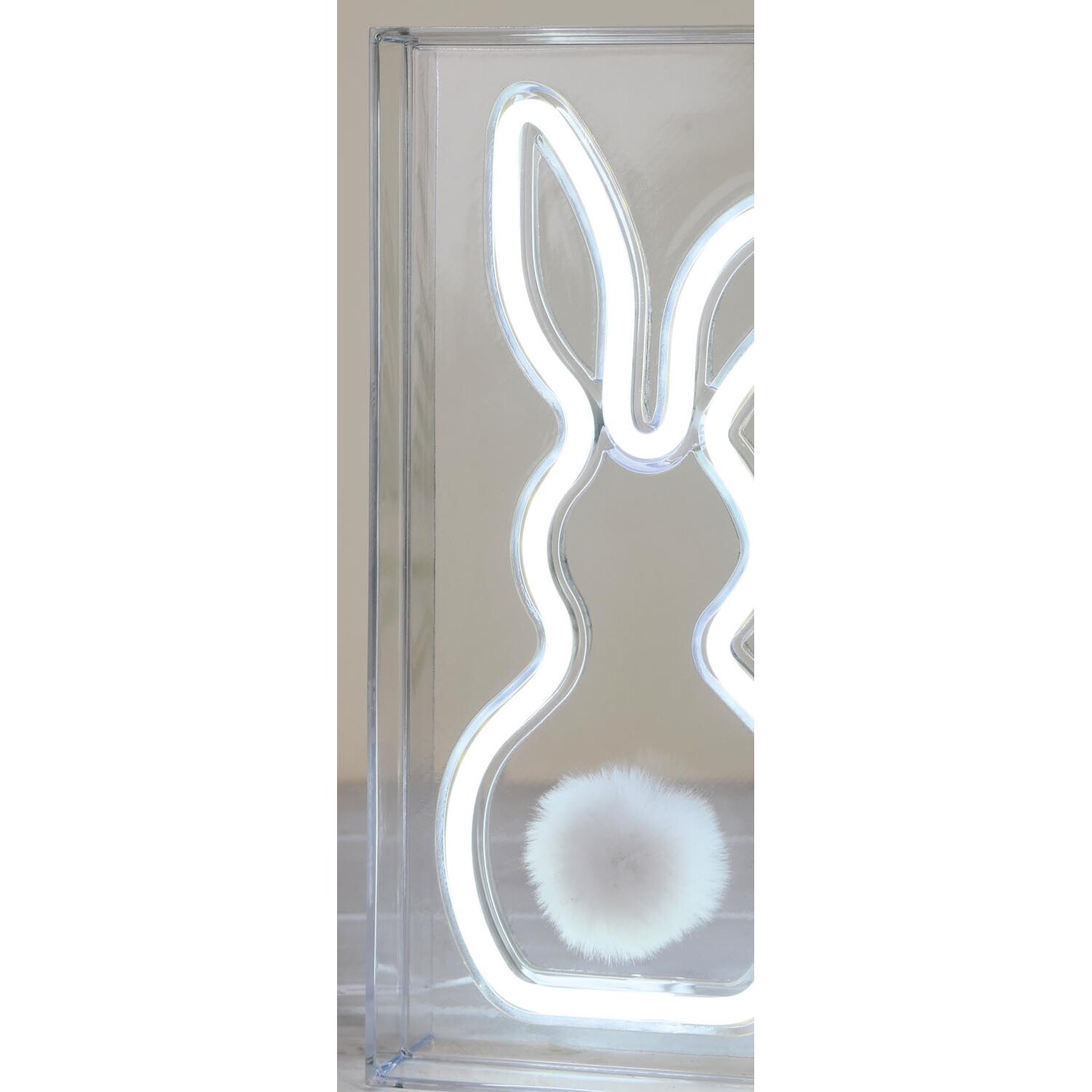 Neon Bunny Light - White Image 3
