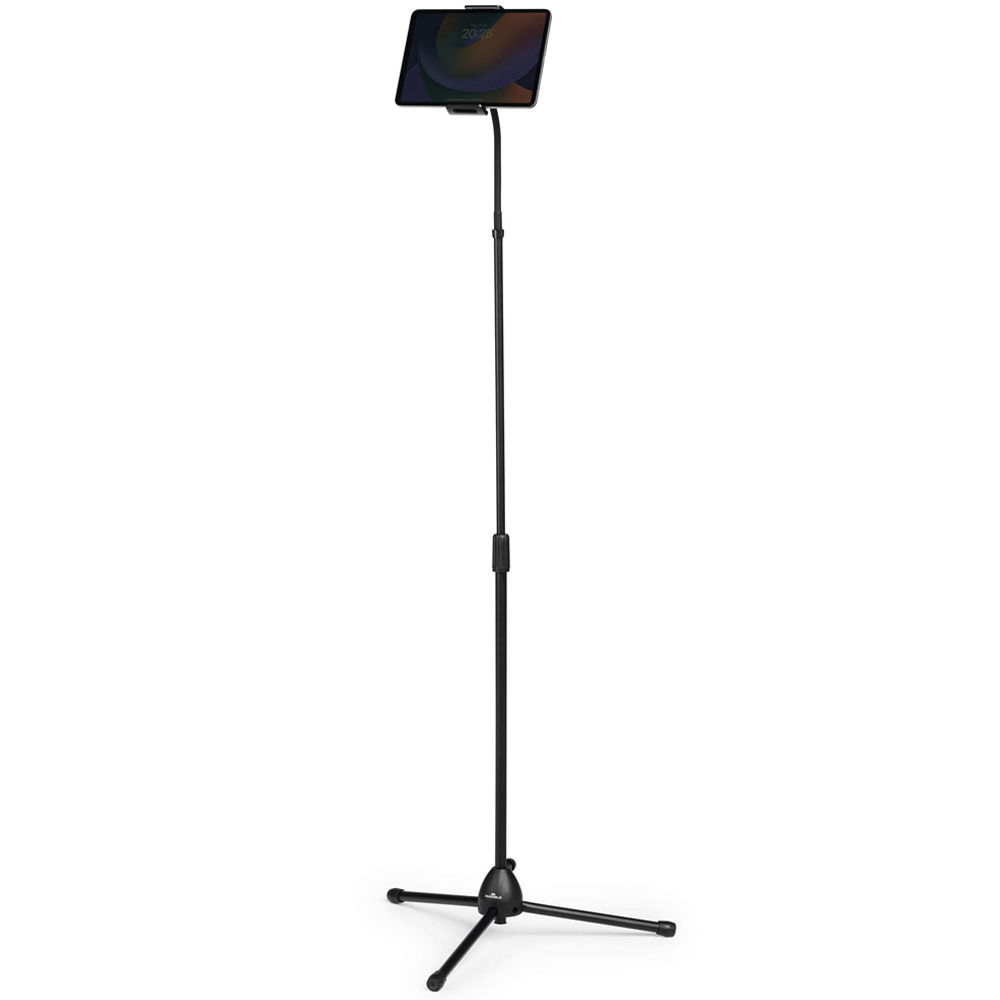 Durable TWIST Black Gooseneck Desk and Floor Stand Tablet and Phone Holder Image 4