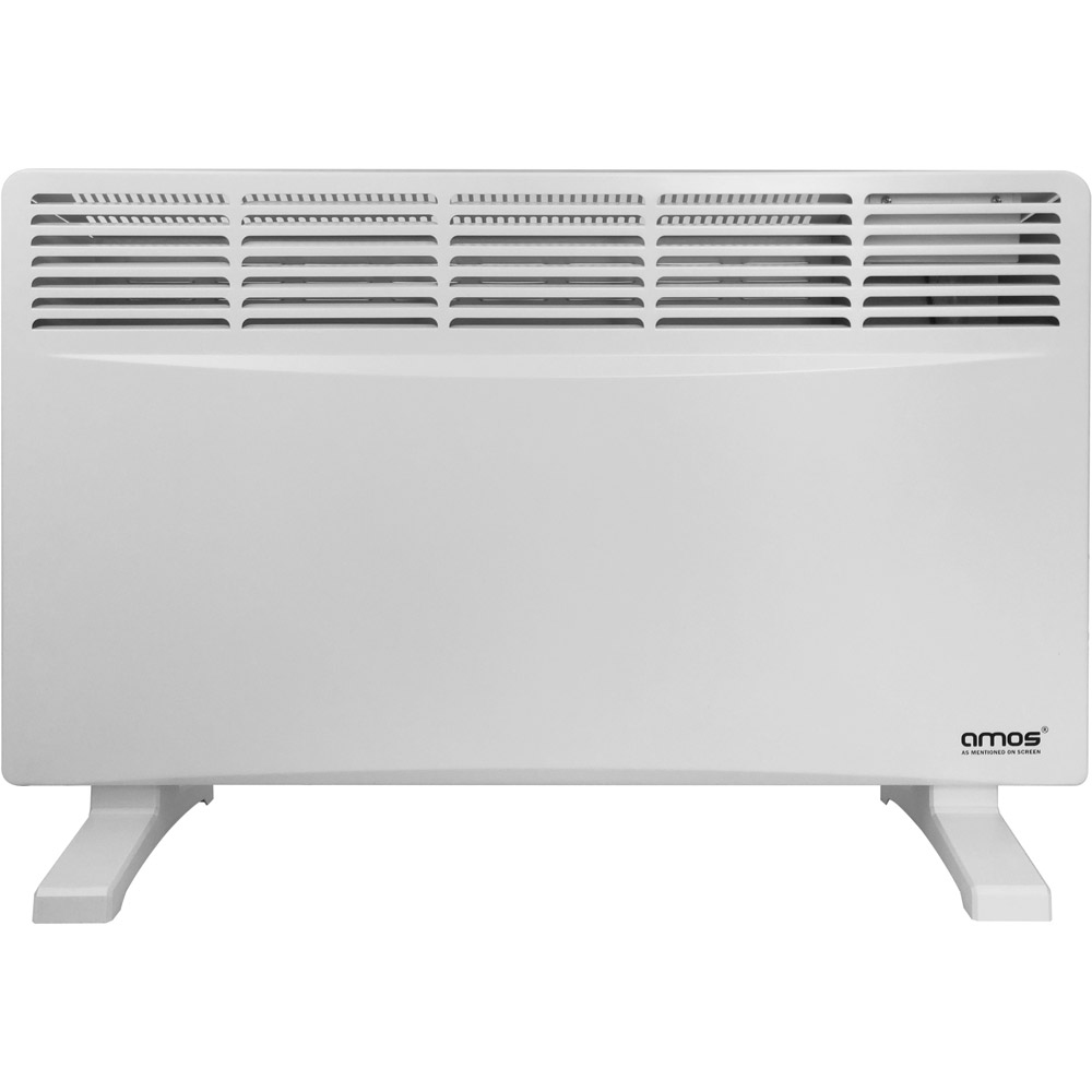 AMOS White Smart Wi Fi Control Convector Heater 2000W Image 1
