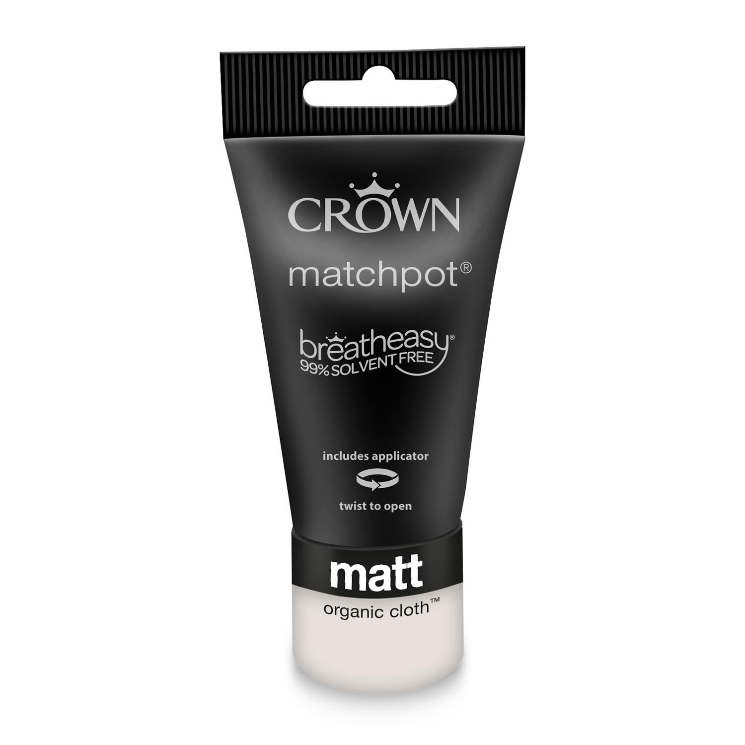 Crown Breatheasy Organic Cloth Matt Feature Wall Tester Pot 40ml Image