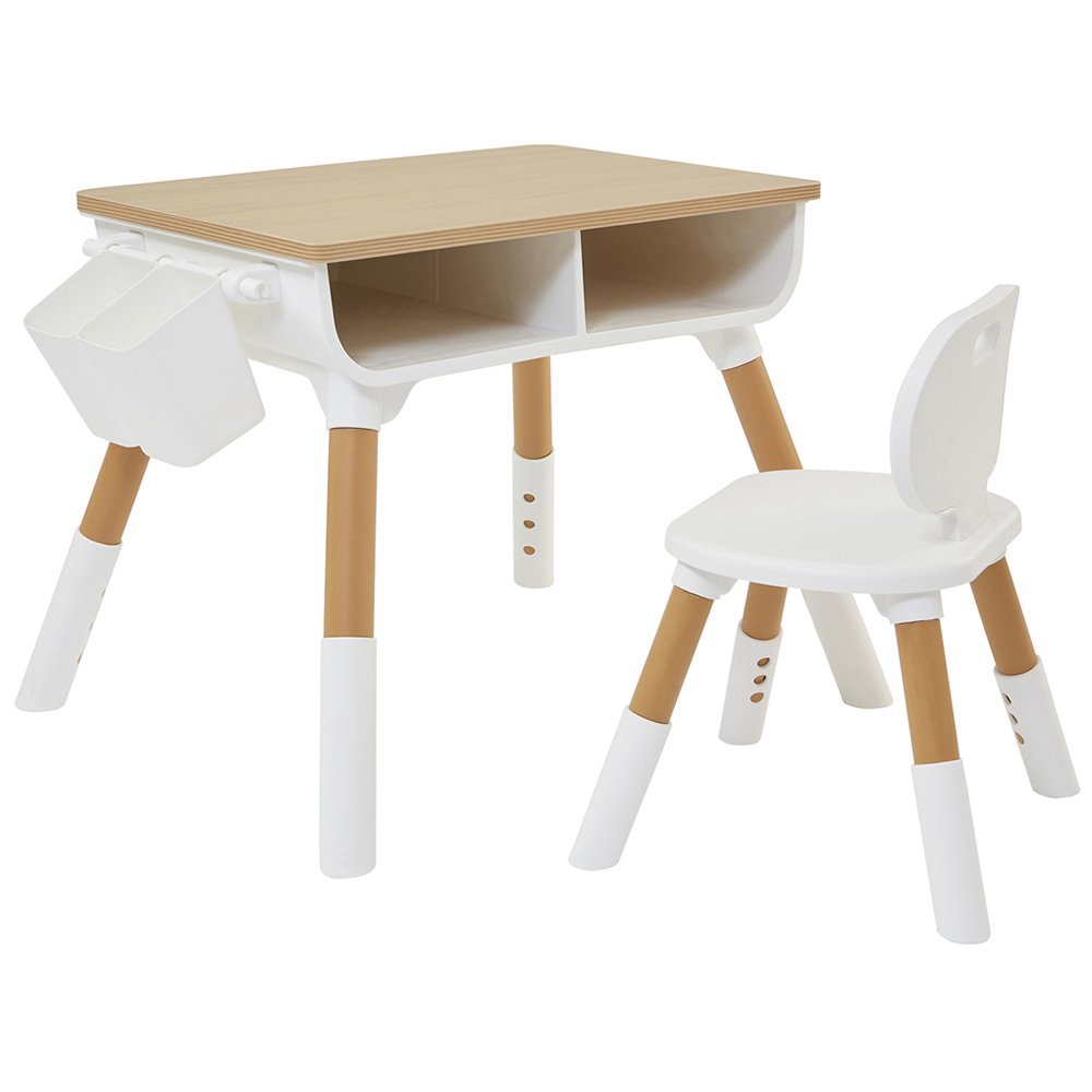 Liberty House Toys Scandi Height Adjustable Kids Table and Chair Set Image 2