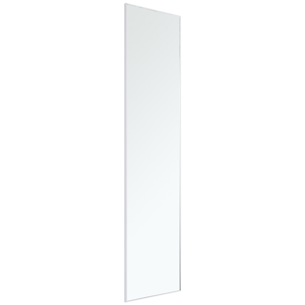Living and Home White Frame Over Door Full Length Mirror 37 x 147cm Image 4