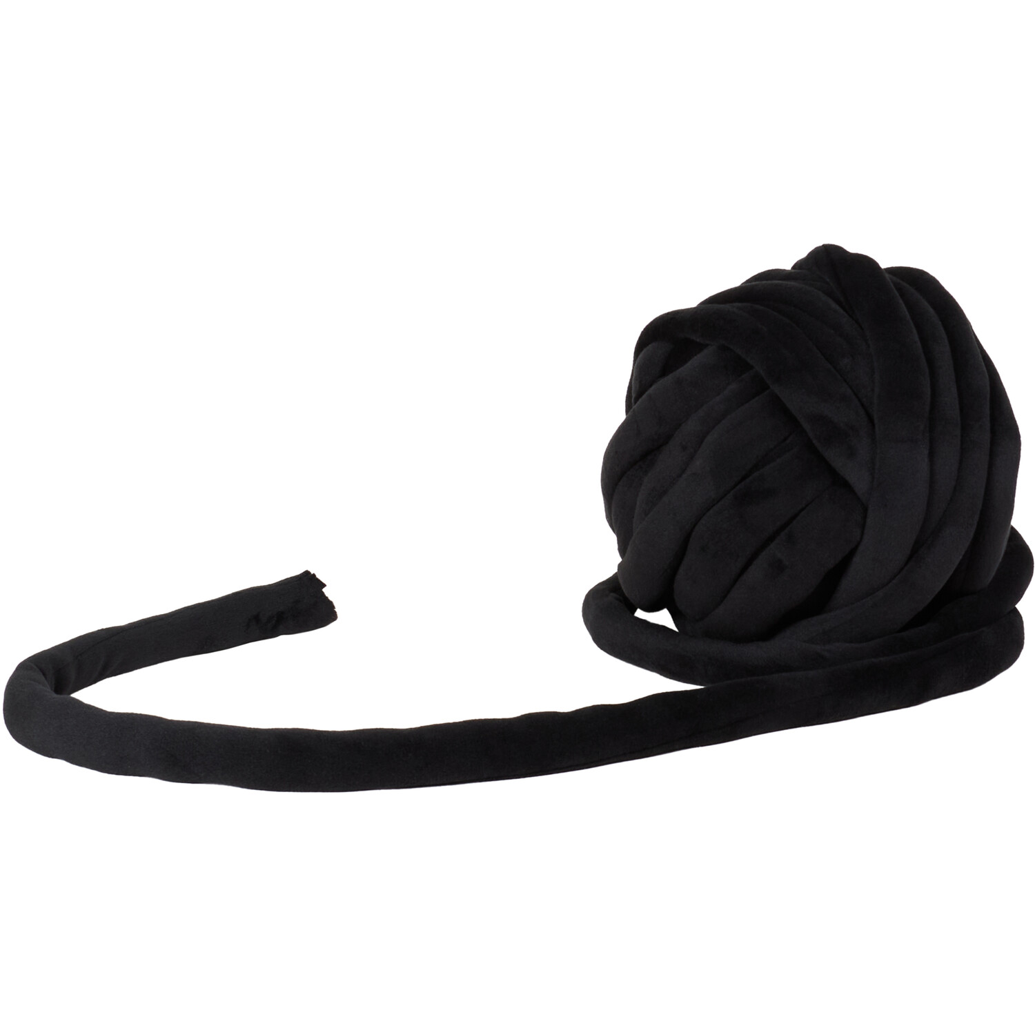 Divante Velvet Tube Yarn - Black Image 3