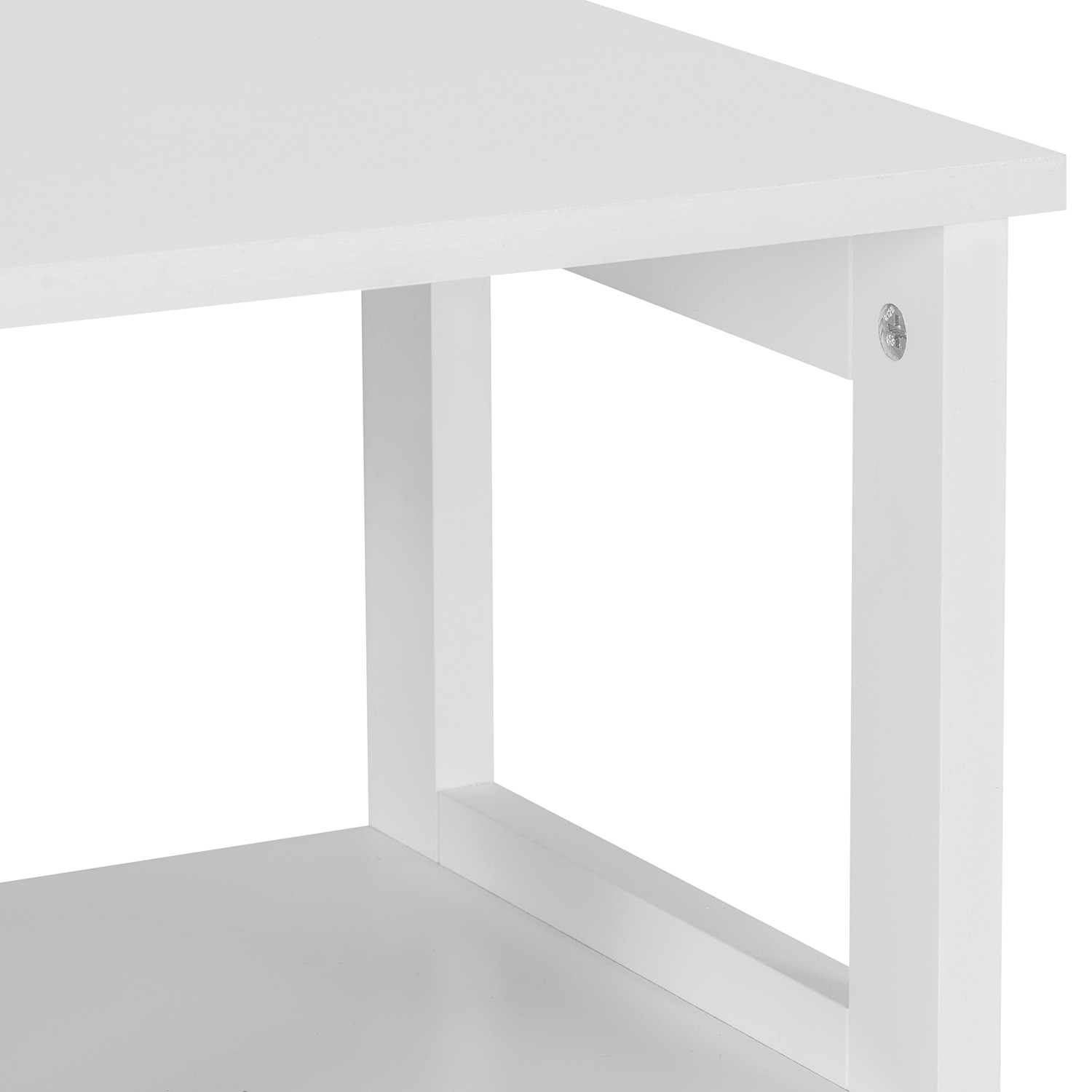 Kingston White Single Drawer Single Door Floor Cabinet Image 6