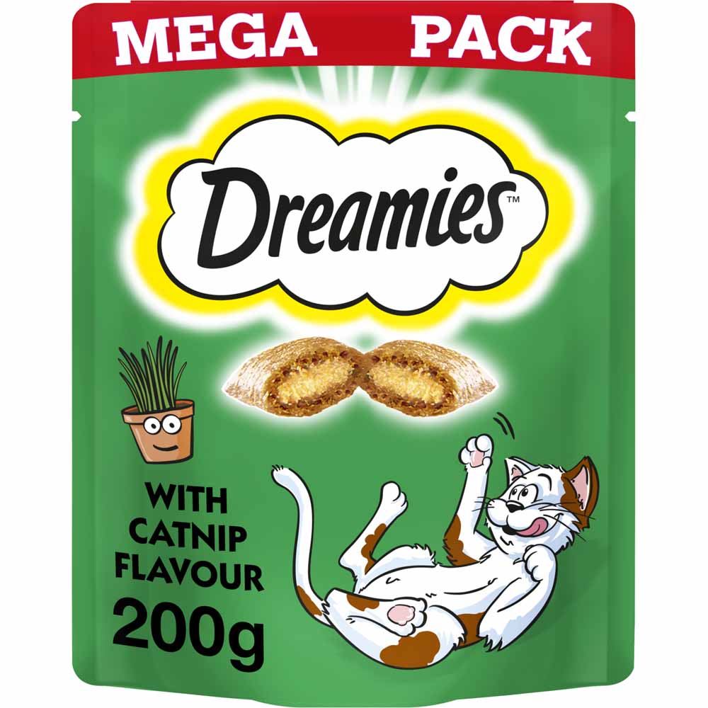 Dreamies Cat Treats with Catnip 200g Image 1