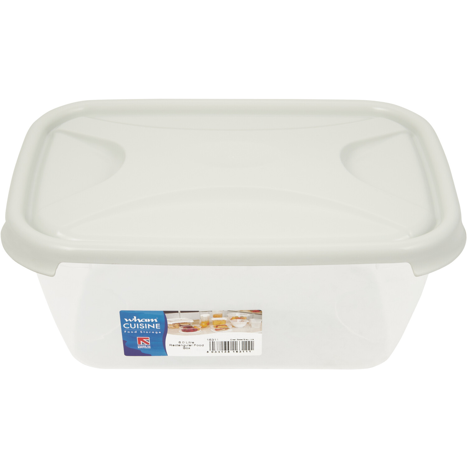 Studio Food Box with Flexible Lid - Clear / 2l Image 1