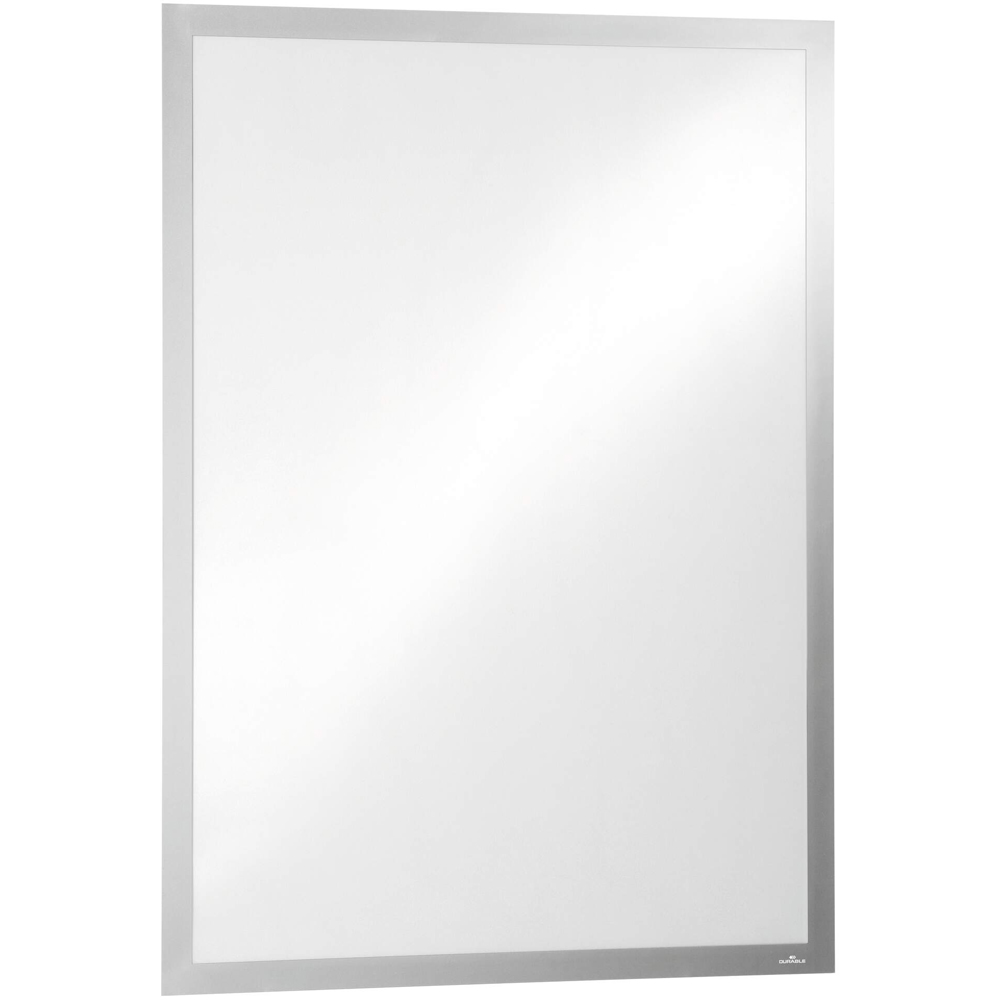 Durable Duraframe Silver Adhesive Magnetic Signage Frame A1 Image 1