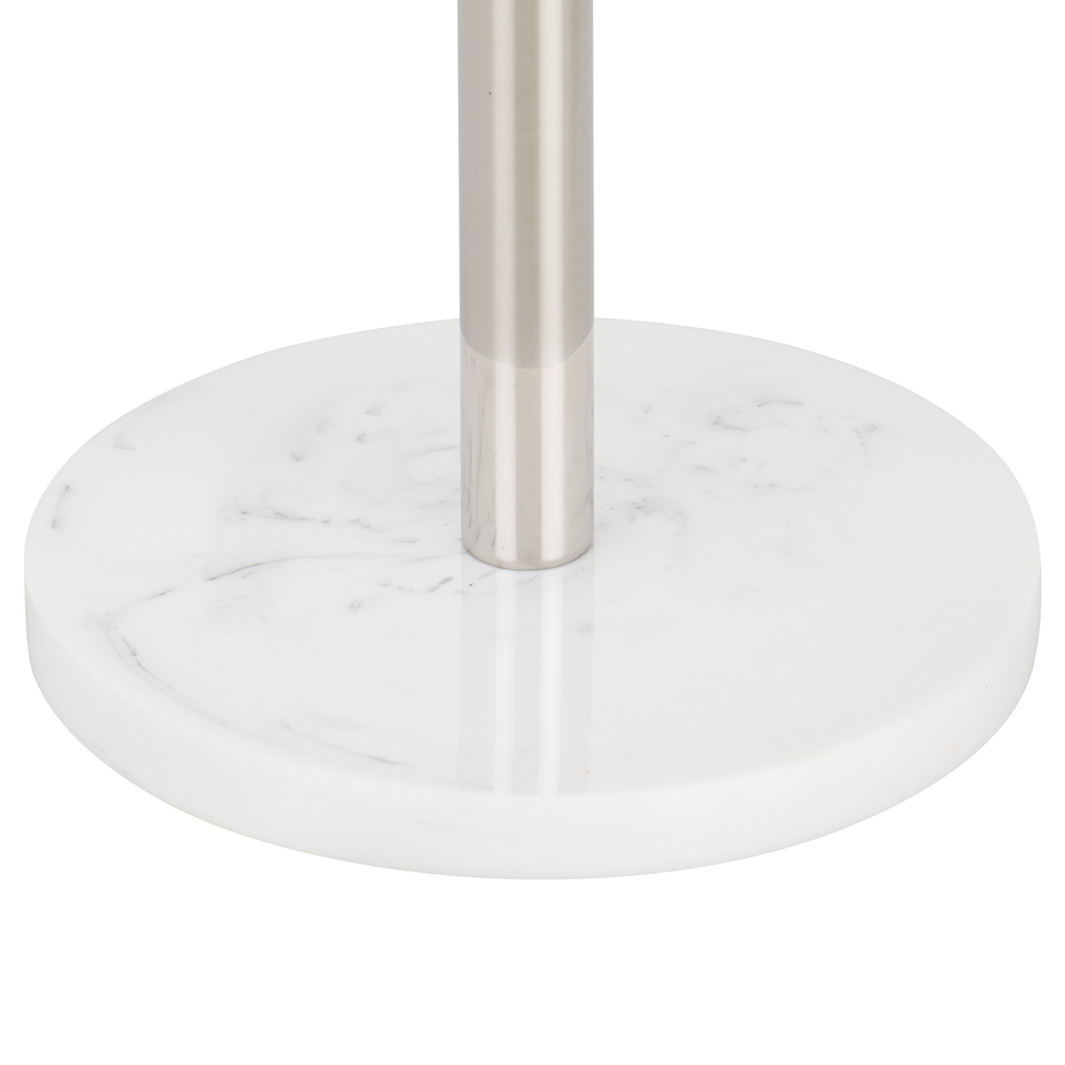 Attica White Marble Effect Toilet Roll Holder Image 2