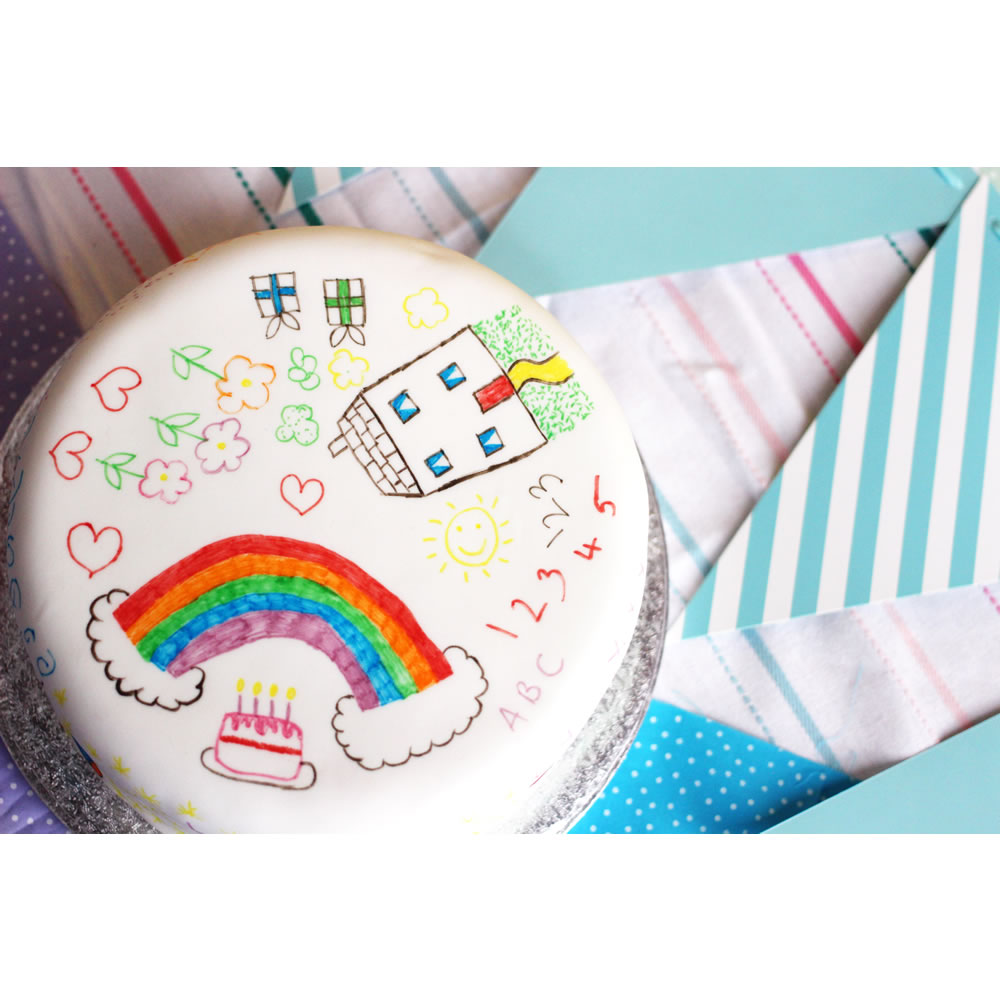 Cake Décor Cake Pens x 8 Wilko