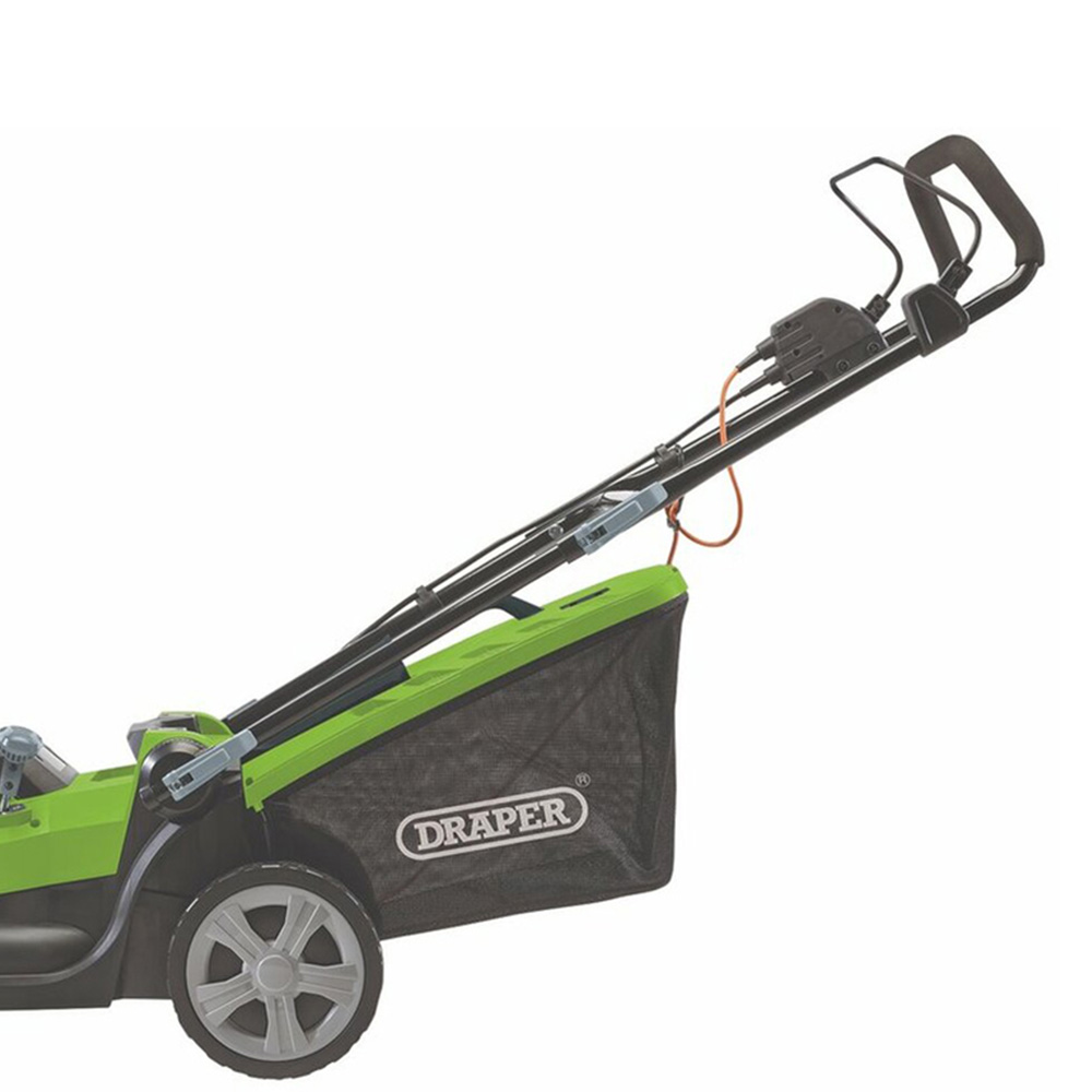 Draper 20535 1600W Hand Propelled 40cm Rotary Electric Lawn Mower Image 3