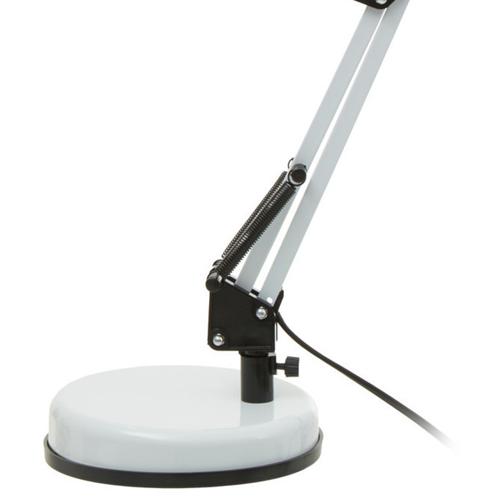 Premier Housewares Finley White Desk Lamp Image 4