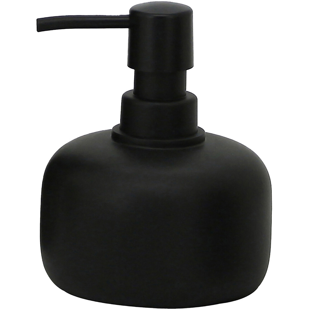 Matte Black Industrial Soap Dispenser Image