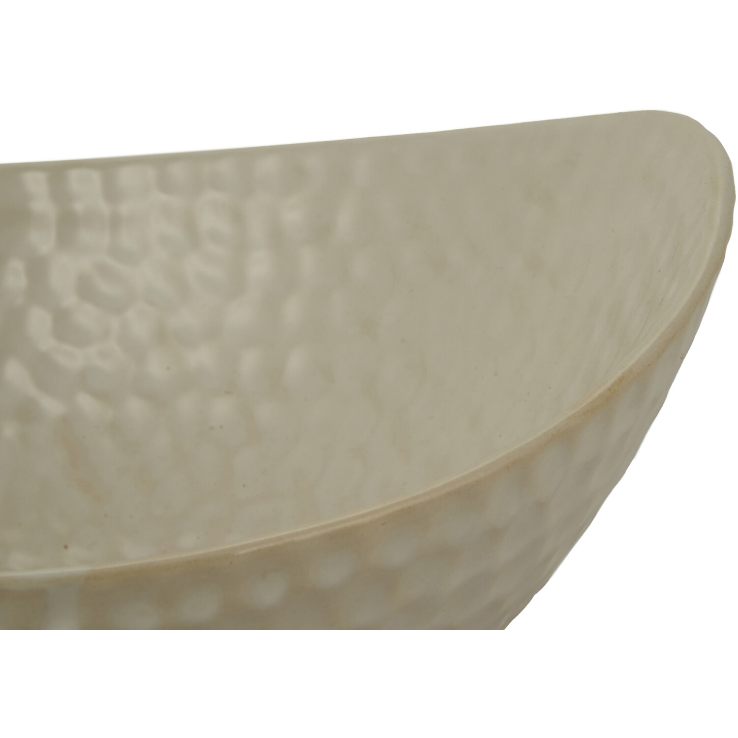 Hammered Matte Bowl - White Image 2