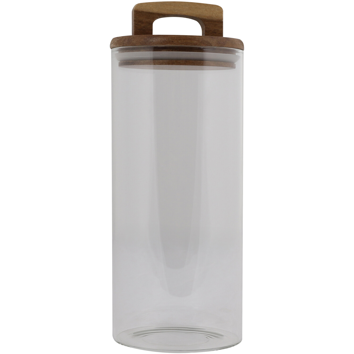 Storage Jar with Handled Lid - Clear / 1.3l Image 1