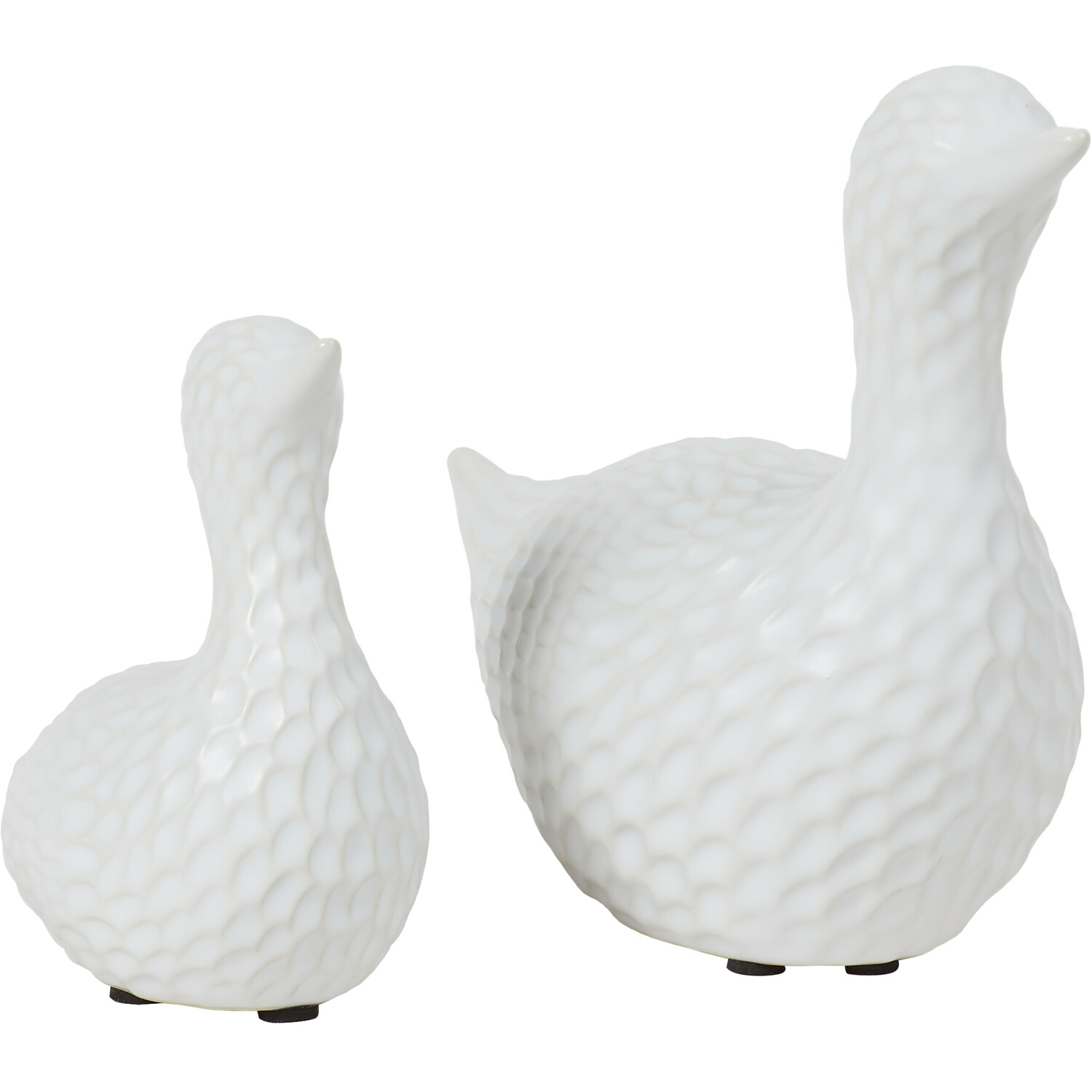 White Duck Ornament 2 Pack Image 1