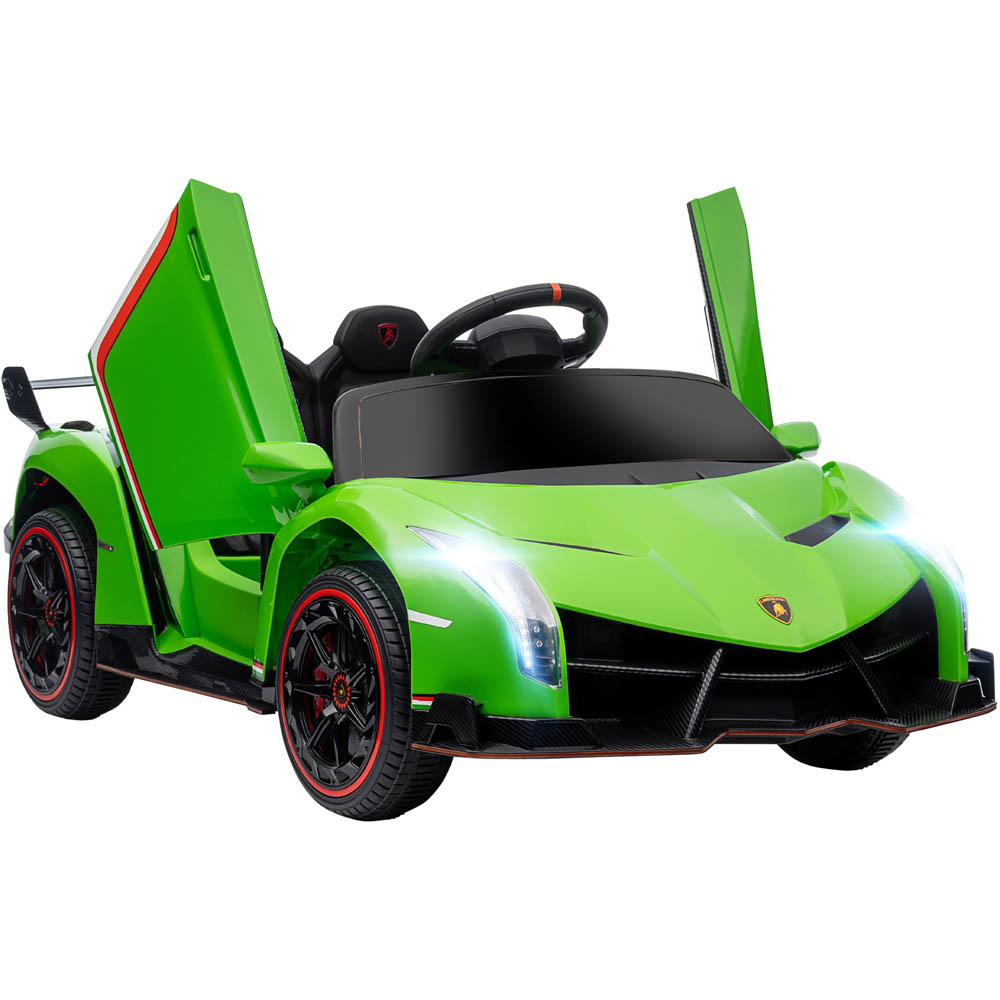 Tommy Toys Lamborghini Veneno Kids Ride On Electric Car Green 12V Image 1