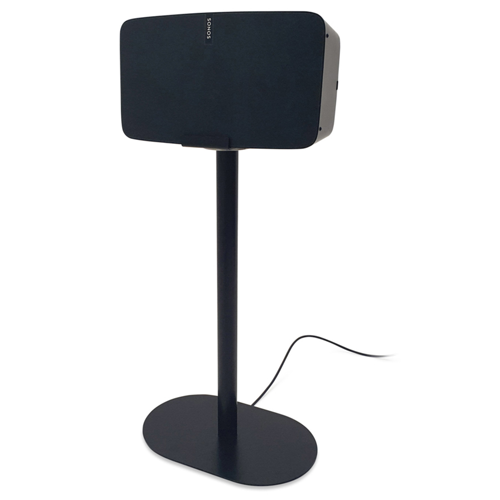 AVF Black Sonos Five Floor Speaker Stand Image 4