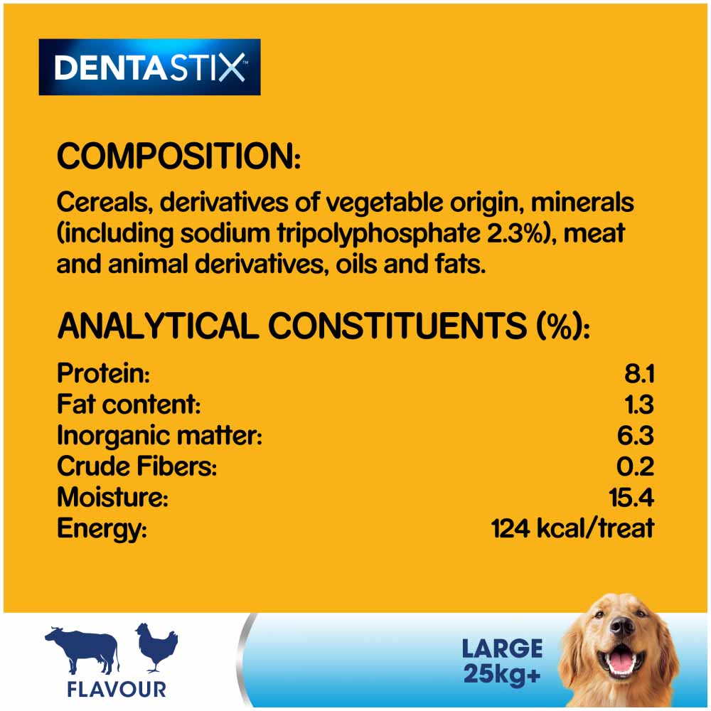 Pedigree DentaStix Daily Adult Large Dog Dental Treats 154g 4 Pack Image 8