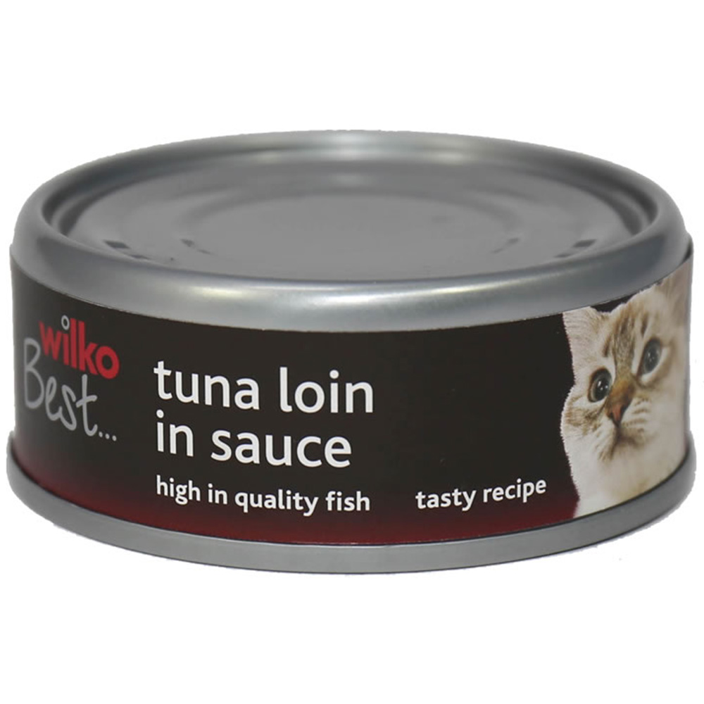 Wilko Best Tuna Loin in Sauce Tinned Cat Food 80g Image 1