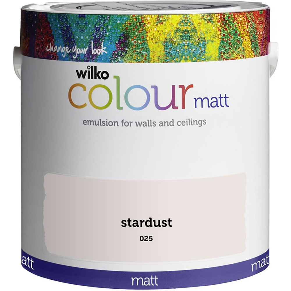 Wilko Stardust Matt Emulsion Paint 2.5L Wilko