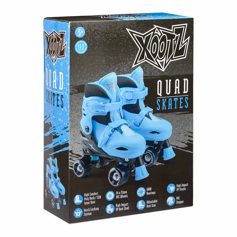 Xootz Medium Blue Quad Skates Image 5