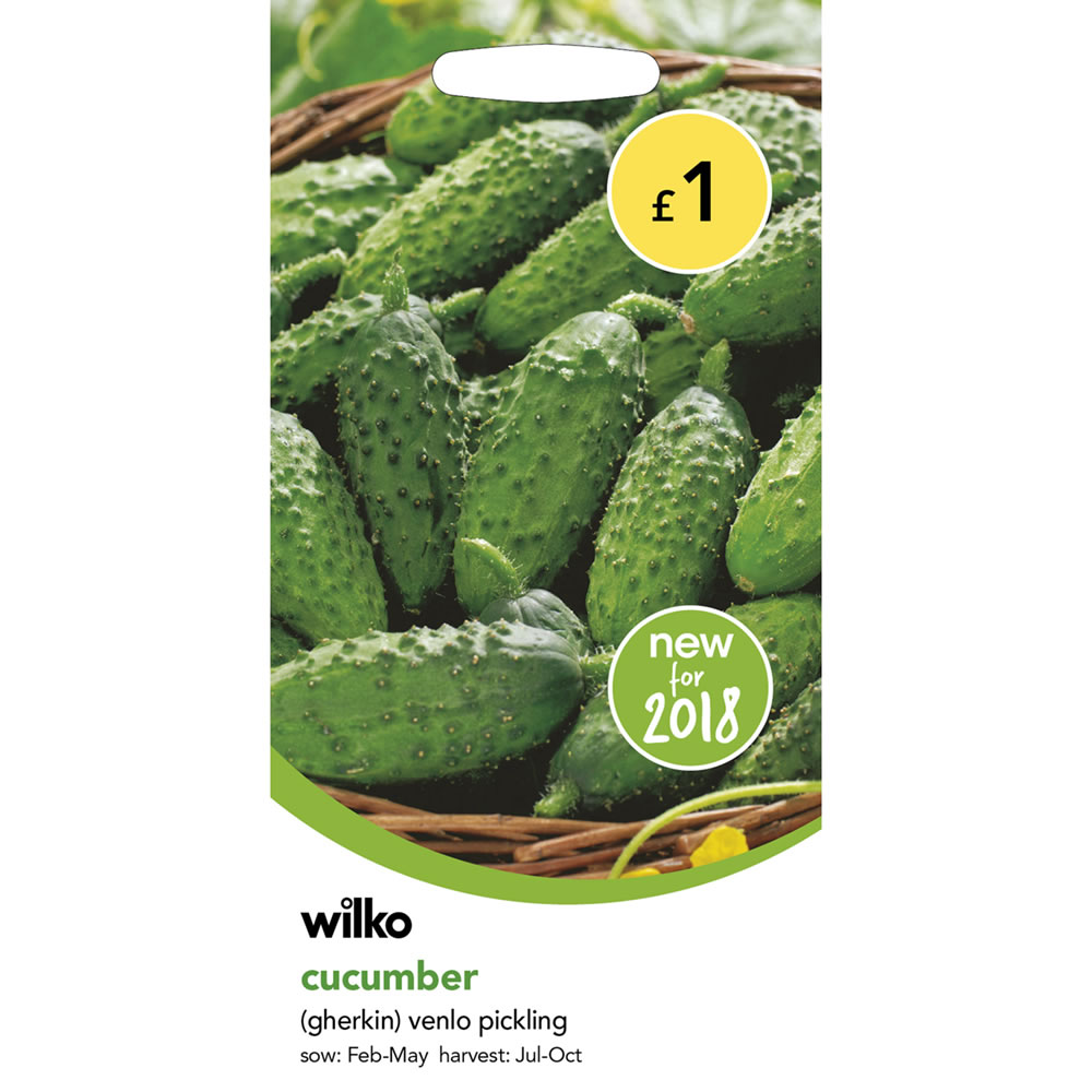 Wilko Cucumber (Gherkin) Venlo Pickling Seeds Image 2