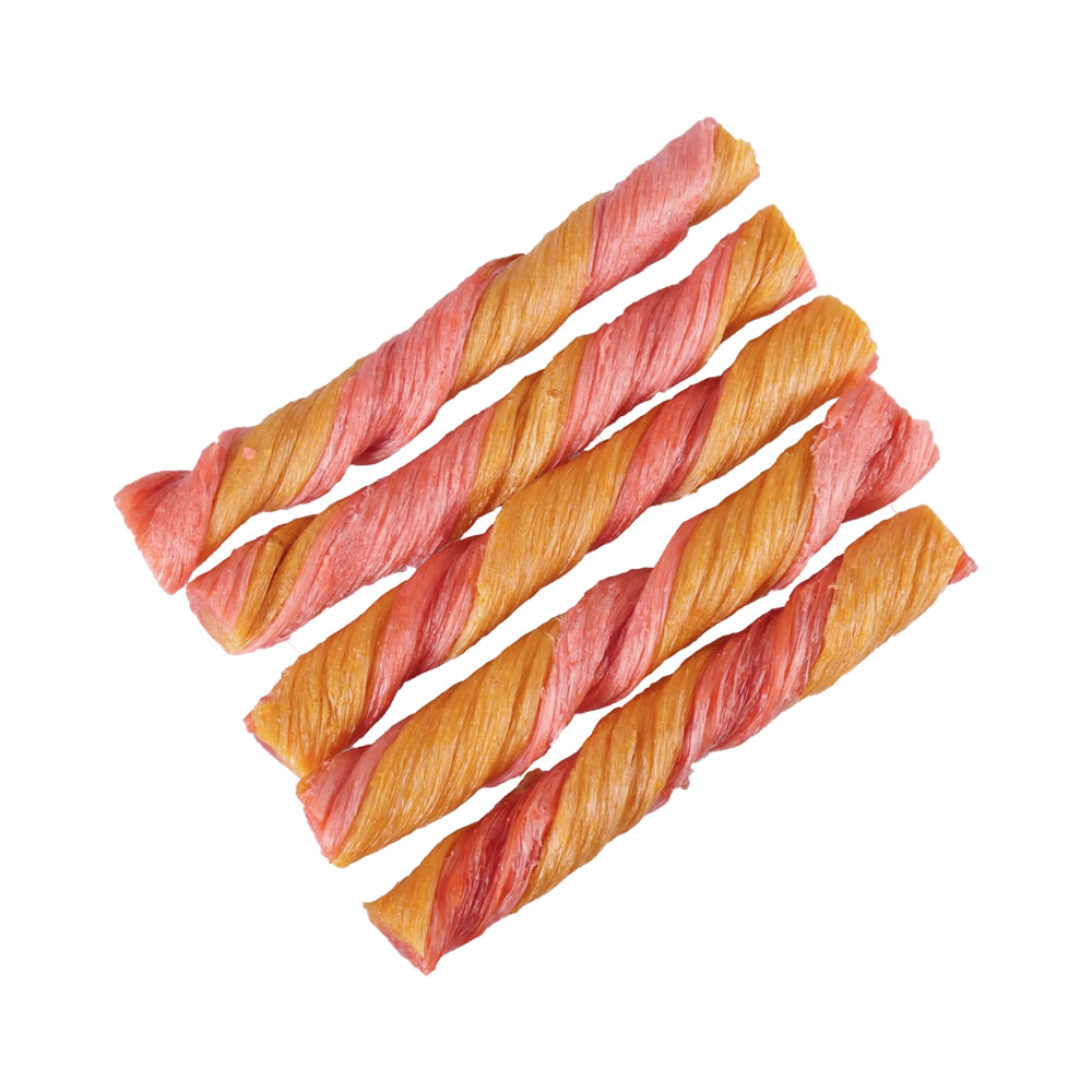 Rosewood 5 pack Chewy Chicken Twists Dog Treats Image 3