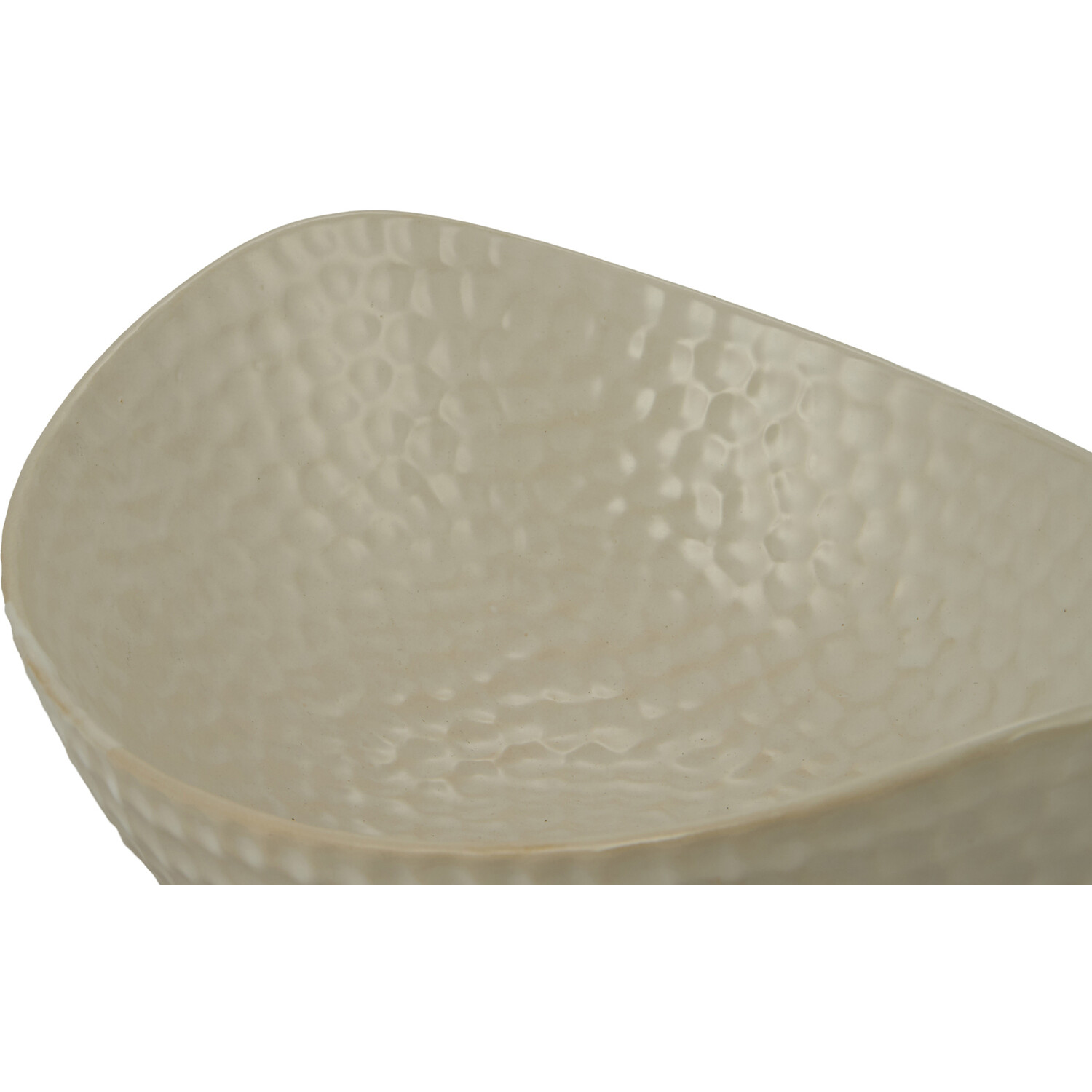 Hammered Matte Bowl - White Image 3